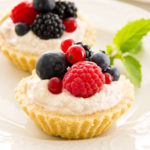 tartlets with ricotta and fresh fruits